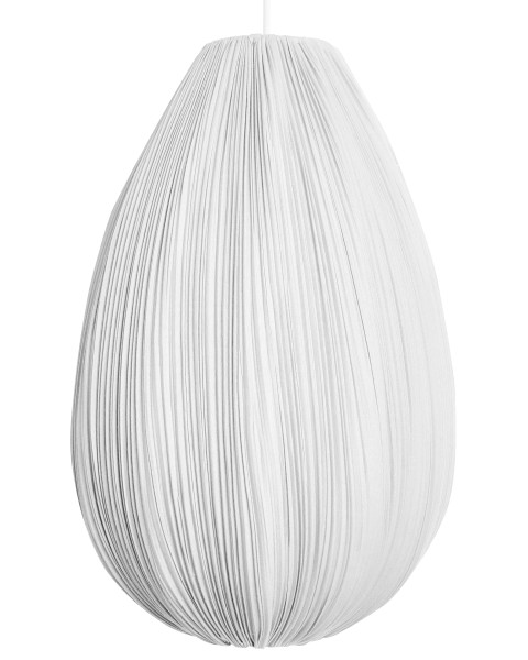 Lampa wisząca materiałowy bawełniany klosz szara 902849