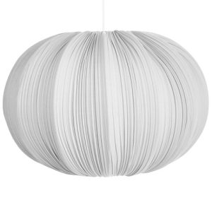 Lampa wisząca materiałowy bawełniany klosz szara 902845 Lampa wisząca materiałowy bawełniany klosz szara 902845