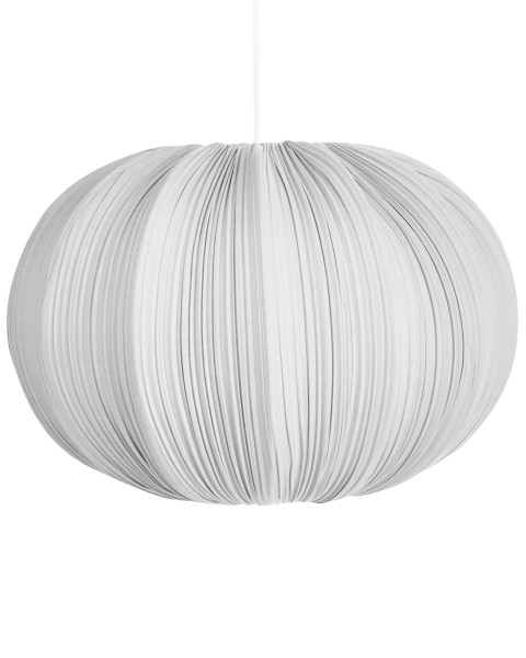 Lampa wisząca materiałowy bawełniany klosz szara 902845