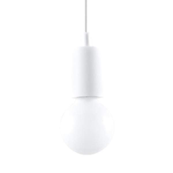 Lampa wisząca MATERO biała 1xE27x60W wym:100x10x10cm IP20 Pure Lume 1005798