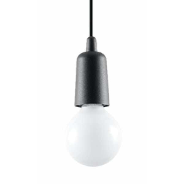 Lampa wisząca MATERO czarna 1xE27x60W wym:100x10x10cm IP20 Pure Lume 1005783