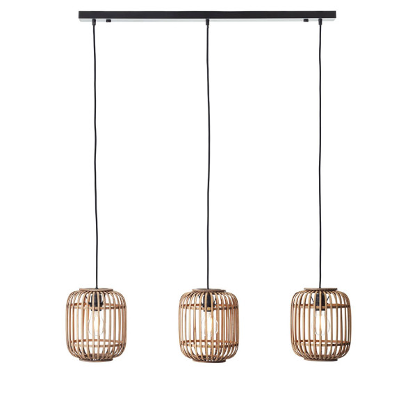 Lampa wisząca MATHIAS beżowa 3xE27x20W wym:148,5x101,5x22cm IP20 Endon 1027231