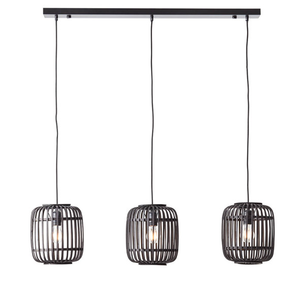 Lampa wisząca MATHIAS ciemno-brązowa 3xE27x20W IP20 Endon 1026854