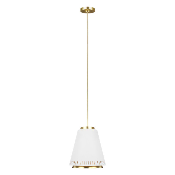 Lampa wisząca matowa biel Carter 1xE27x60W wym: 178,2x31,8x31,8 cm Feiss 856427