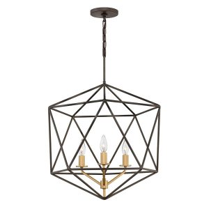 Lampa wisząca matowy brązowo-złota Astrid 3xE14x60W Hinkley 849435 Lampa wisząca matowy brązowo-złota Astrid 3xE14x60W Hinkley 849435