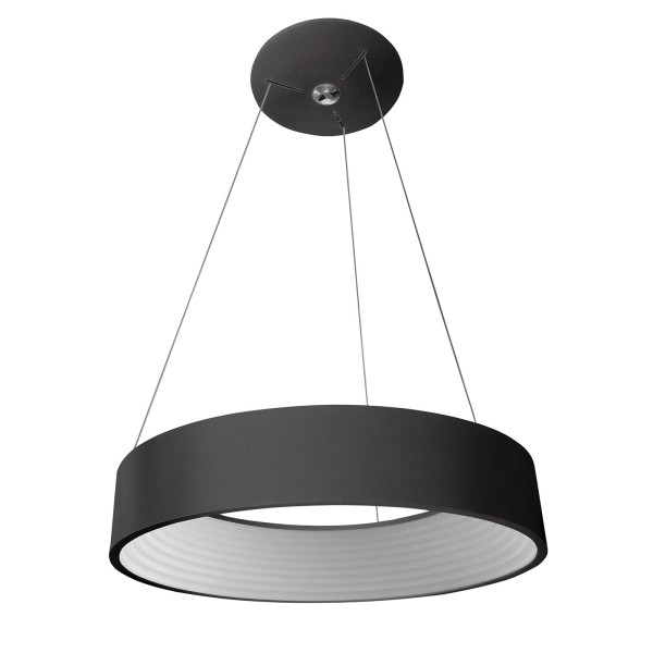 Lampa wisząca Mattia czarno-biała LED 1x32W Ciepła biel 1760lm Italux 860977