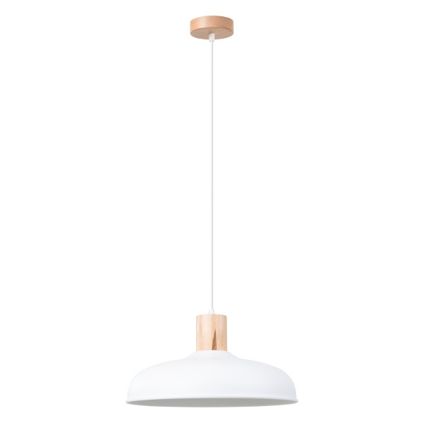Lampa wisząca MAVARO biała 1xE27x15W wym:120x38x38cm IP20 Pure Lume 1027042