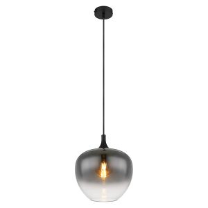 Lampa wisząca Maxy metalowo-szklana czarna 132971 Lampa wisząca Maxy metalowo-szklana czarna 132971