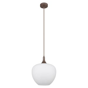 Lampa wisząca Maxy szklana biała 132974 Lampa wisząca Maxy szklana biała 132974