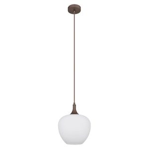 Lampa wisząca Maxy szklana biało-brązowa 132969 Lampa wisząca Maxy szklana biało-brązowa 132969
