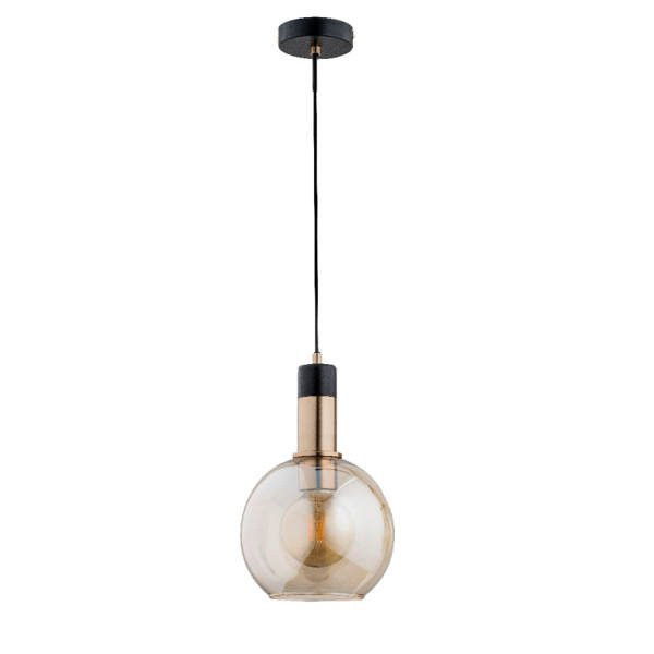 Lampa wisząca MAYA czarna 1xE27x15W wym:90x20x20cm IP20 Alfa 1025780