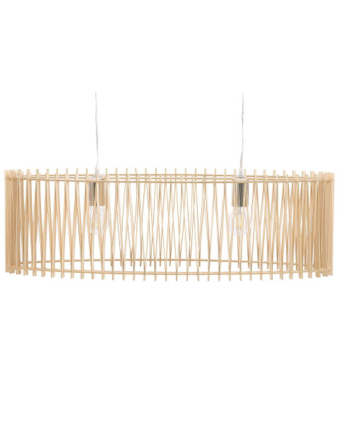 Lampa wisząca MDF jasne drewno 536929