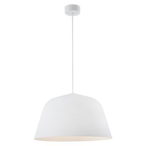 Lampa wisząca Meido metalowa biała 24427 Lampa wisząca Meido metalowa biała 24427