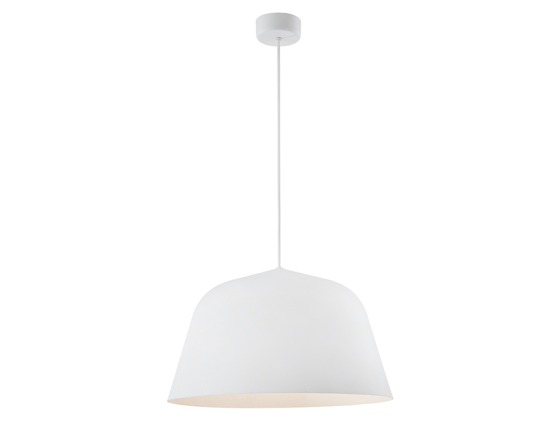 Lampa wisząca Meido metalowa biała 24427
