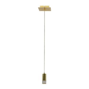 Lampa wisząca Mentin złota LED 1x5W Ciepła biel lm Italux 857808