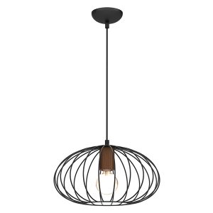 Lampa wisząca Meridiano metalowa czarna 45089