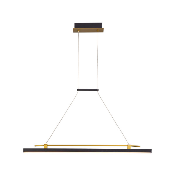 Lampa wisząca Merlot czarno-złota LED 16W 3000K 560lm Italux 1025816