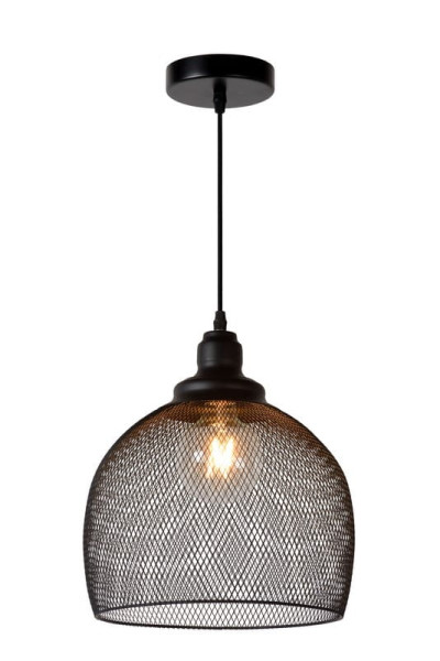 Lampa wisząca MESH czarna 1xE27x60W wym:162x28x28cm IP20 Lucide 1027223