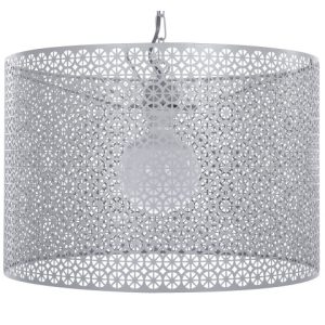 Lampa wisząca metal orientalna szara 60774 Lampa wisząca metal orientalna szara 60774