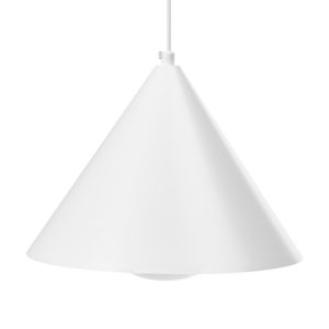 Lampa wisząca metalowa biała 793435 Lampa wisząca metalowa biała 793435