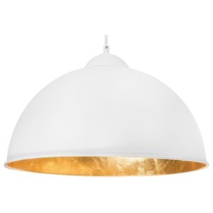 Lampa wisząca metalowa biała 60696 Lampa wisząca metalowa biała 60696