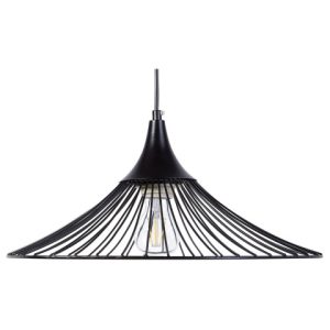 Lampa wisząca metalowa industrialna czarna 60606 Lampa wisząca metalowa industrialna czarna 60606