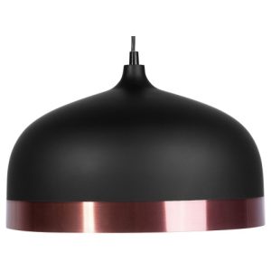 Lampa wisząca metalowa matowa czarna 60770