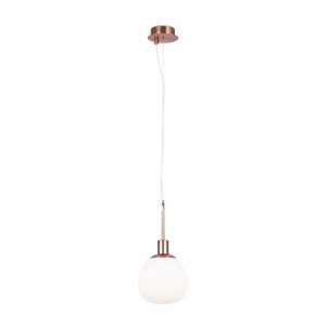 Lampa wisząca miedziano-biała ERICH 1xE14x40W wym: 153x15x15 cm Maytoni 852173 Lampa wisząca miedziano-biała ERICH 1xE14x40W wym: 153x15x15 cm Maytoni 852173
