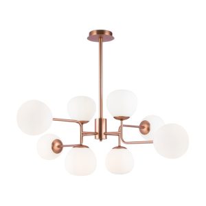 Lampa wisząca miedziano-biała ERICH 8xE14x40W wym: 130x96x57 cm Maytoni 852055 Lampa wisząca miedziano-biała ERICH 8xE14x40W wym: 130x96x57 cm Maytoni 852055
