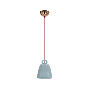 Lampa wisząca miedziano-niebieska SEWILLA 1xE27x40W Candellux 924156 Lampa wisząca miedziano-niebieska SEWILLA 1xE27x40W Candellux 924156
