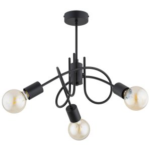 Lampa wisząca MIKA splątane ramiona czarna 3xE27x15W IP20 Alfa 1019088 Lampa wisząca MIKA splątane ramiona czarna 3xE27x15W IP20 Alfa 1019088