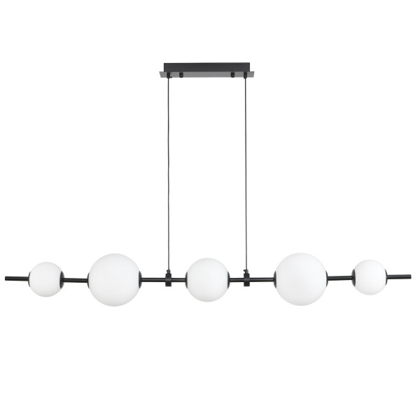 Lampa wisząca MILA czarna 140 cm 749423