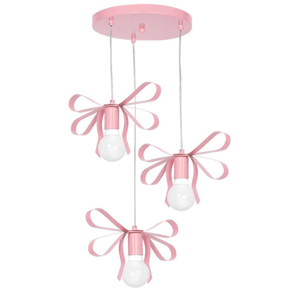 Lampa Wisząca Milagro Emma Pink E27 60W Różowy 859115