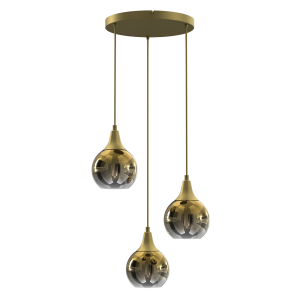 Lampa Wisząca Milagro Monte Gold E27 45W Srebrny 1032022 Lampa Wisząca Milagro Monte Gold E27 45W Srebrny 1032022