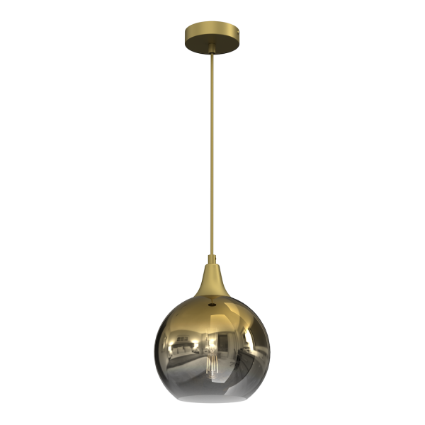 Lampa Wisząca Milagro Monte Gold E27 60W Srebrny 1032026