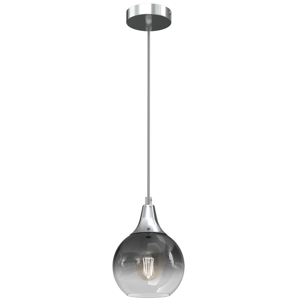 Lampa Wisząca Milagro Monte Silver E27 45W Srebrny 1032020