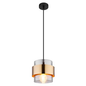 Lampa wisząca Milley szklana transparentna 53493 Lampa wisząca Milley szklana transparentna 53493