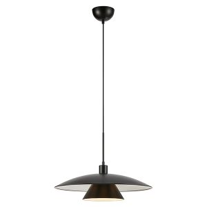 Lampa wisząca Millinge metalowa czarna 57536 Lampa wisząca Millinge metalowa czarna 57536