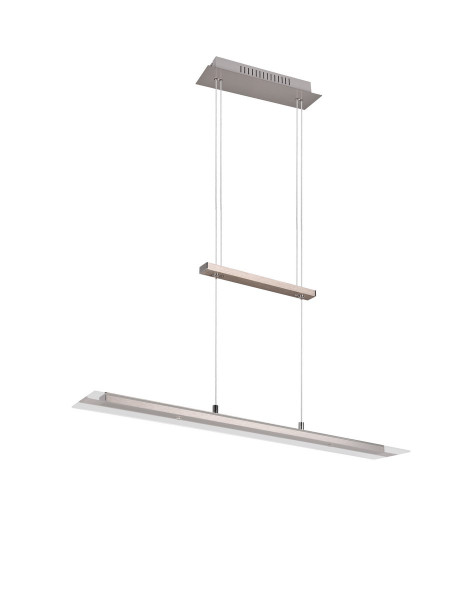 Lampa wisząca MILOS odcienie srebra LED 4x5W Ciepła biel 550lm RL 850407