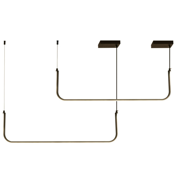 Lampa wisząca MINIMA-2 led czarna 120 cm 749576