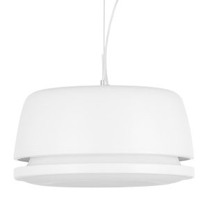 Lampa wisząca Miranda biała LED 1×15.2W Ciepła biel 1200lm Italux 856589