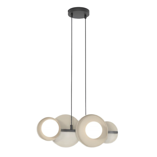 Lampa wisząca MODEL beżowa 4xG9x15W wym:120x53x23cm IP20 Emibig 1025298