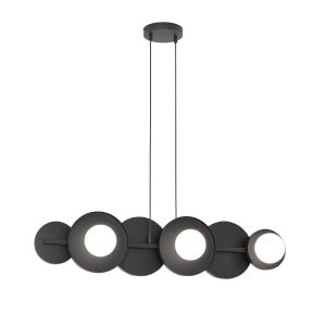 Lampa wisząca MODEL czarno-biała 6xG9x15W wym:120x85x23cm IP20 Emibig 1025260 Lampa wisząca MODEL czarno-biała 6xG9x15W wym:120x85x23cm IP20 Emibig 1025260