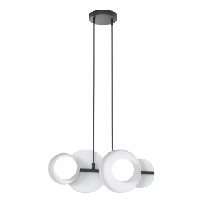 Lampa wisząca MODEL szaro-czarna 4xG9x15W wym:120x53x23cm IP20 Emibig 1025379 Lampa wisząca MODEL szaro-czarna 4xG9x15W wym:120x53x23cm IP20 Emibig 1025379