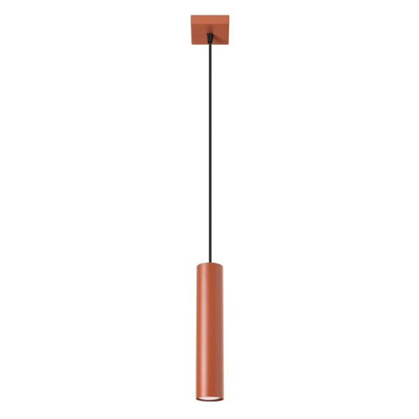 Lampa wisząca MODENO ochra czerwona 1xGU10x10W IP20 Pure Lume 1018975