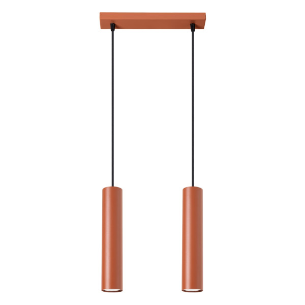 Lampa wisząca MODENO ochra czerwona 2xGU10x10W IP20 Pure Lume 1019118