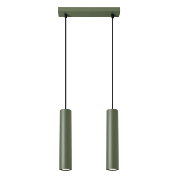 Lampa wisząca MODENO zielony oliwkowy 2xGU10x10W IP20 Pure Lume 1019179