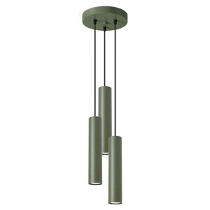 Lampa wisząca MODENO zielony oliwkowy 3xGU10x10W IP20 Pure Lume 1019048 Lampa wisząca MODENO zielony oliwkowy 3xGU10x10W IP20 Pure Lume 1019048