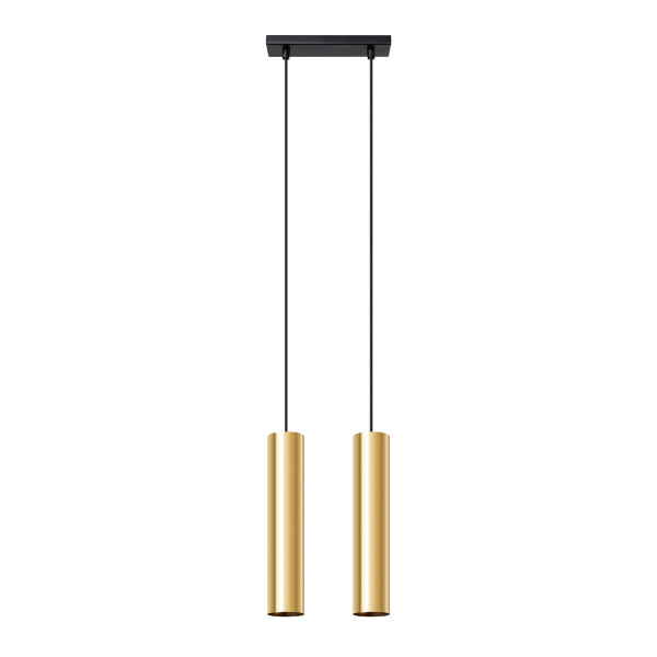 Lampa wisząca MODENO złoty połysk 2xGU10x10W wym:90x30x5cm IP20 Pure Lume 1019178