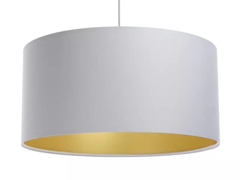 Lampa wisząca MODERN 40 szara/złoty mat 391422
